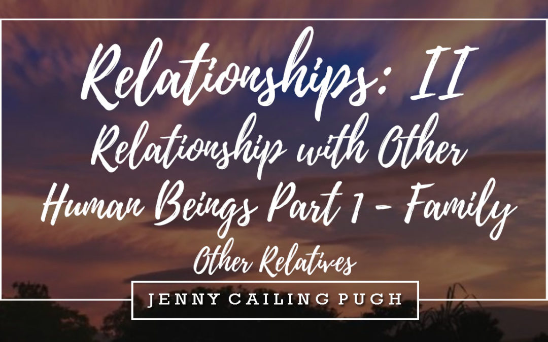 Relationships ll- Relationship with Other Human Beings Part l- Family